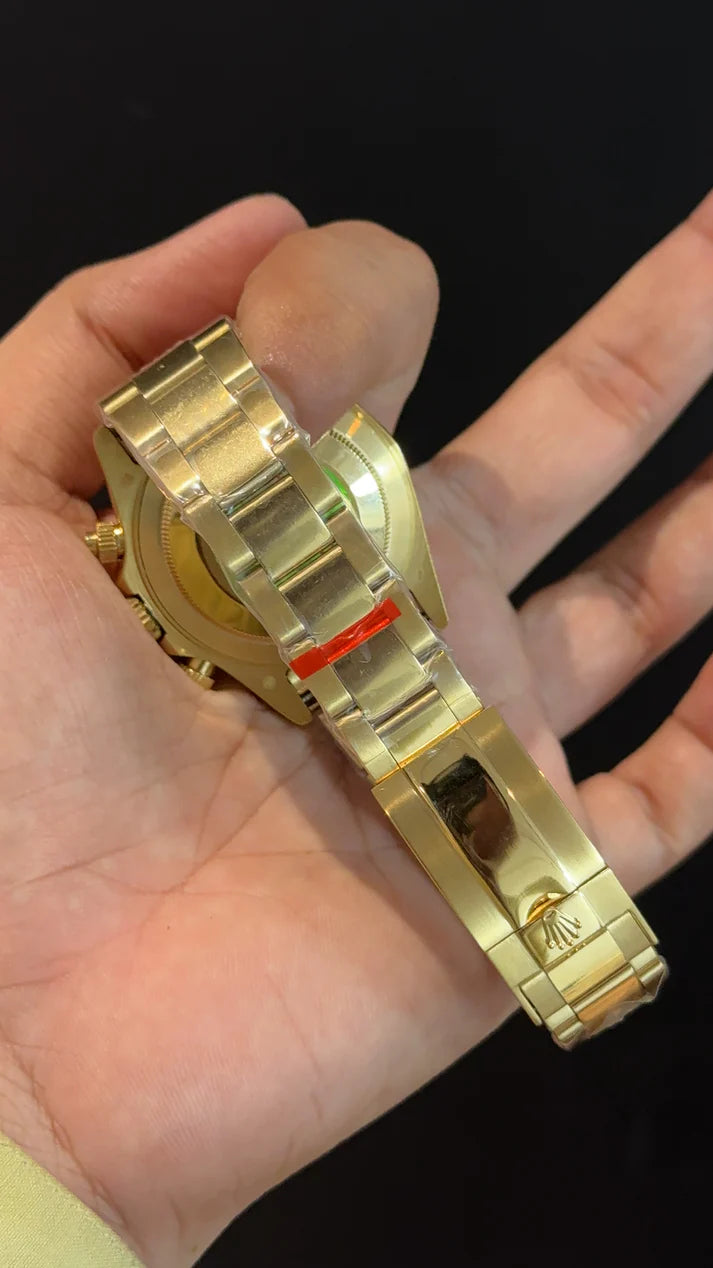 Daytona | Gold Chain | Chrono | Gold Dial