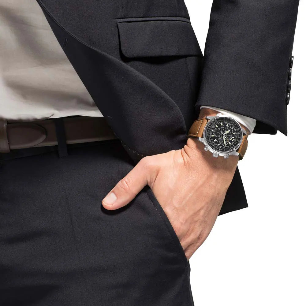 Citizen CB5860-27E Promaster Leather Band Men Watch