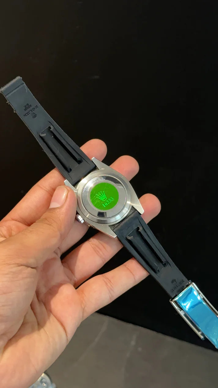 Sky Dweller | Silver | Pvc Strap | Black Dial