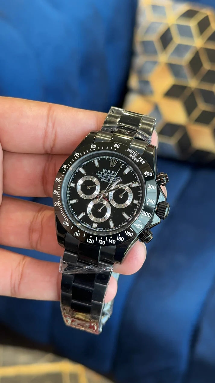 Daytona | Black Chain | Chrono | Black Dial